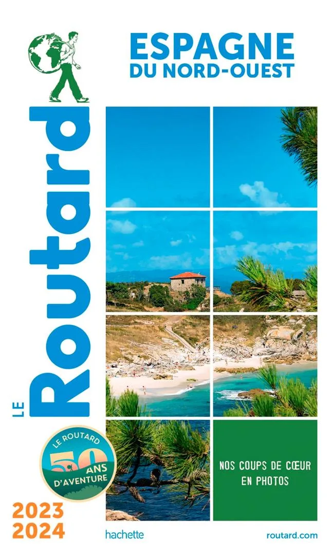 Portada de la Guide du Routard «Espagne du Nord-Ouest», edición 2023-2024